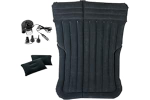 SUV Inflatable Air Mattress, Car Air Bed Inflatable Mattress for SUV, Car Travel Camping Mattress with Free DC Air Pump and T