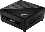MSI Cubi 5 Mini PC i5-10210U 8GB RAM 256GB SSD WiFi 6 Win 11 Home Black view 3