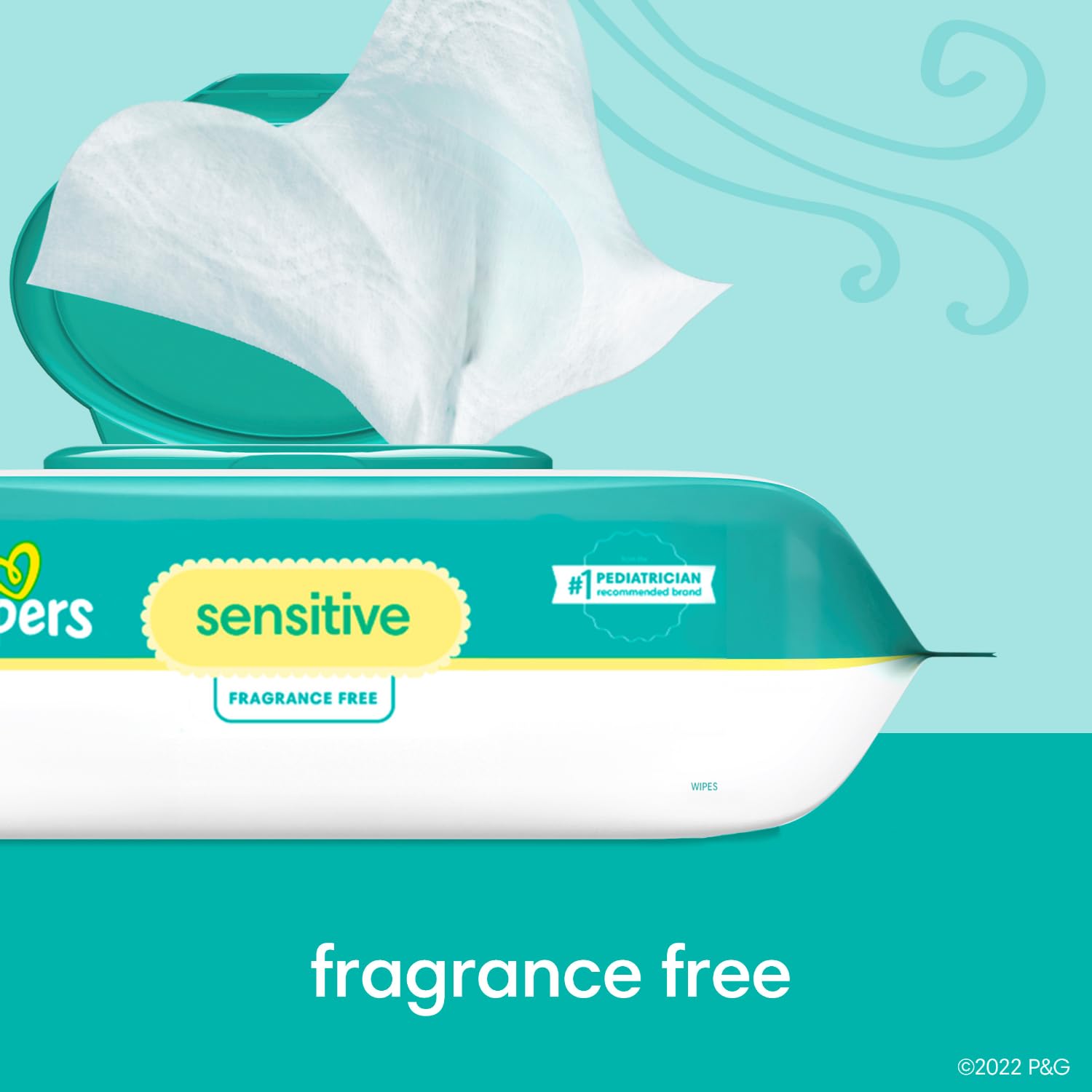 Pampers Baby Dry Disposable Baby Diapers Size 7, 2 Month Supply (2 x 108 Count) with Sensitive Water Based Baby Wipes 12X Multi Pack Pop-Top and Refill (1008 Count)