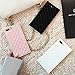 Grid leather Cases for iphone 7plus Diamond lattice back Cover for iphone 8Plus Rhombic sheepskin Capa Fundas for iPhone 7 Plus/8 Plus (iPhone 7 Plus/8 Plus 5.5'', Black)