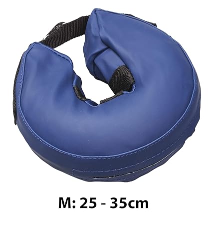 Northpoint Aufblasbarer Hundehalskragen Schutzkragen Halskrause Leckschutz Bissschutz