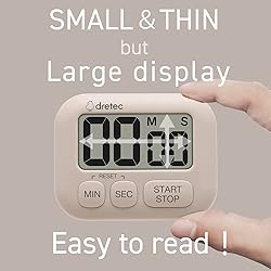 dretec Digital Timer Kitchen Timer Large LCD