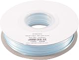 Vaessen Creative Satin Ribbon Light Blue 3mm x 100m Double-Sided Shine