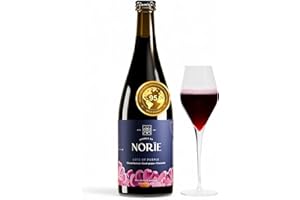 Norïe Lots of Purple – Award-Winning Non-Alcoholic Sparkling Blend with Syrah Grapes, Chamomile & Chrysanthemum – Floral & Elegant Alcohol-Free Drink - Gluten-Free, 750ml