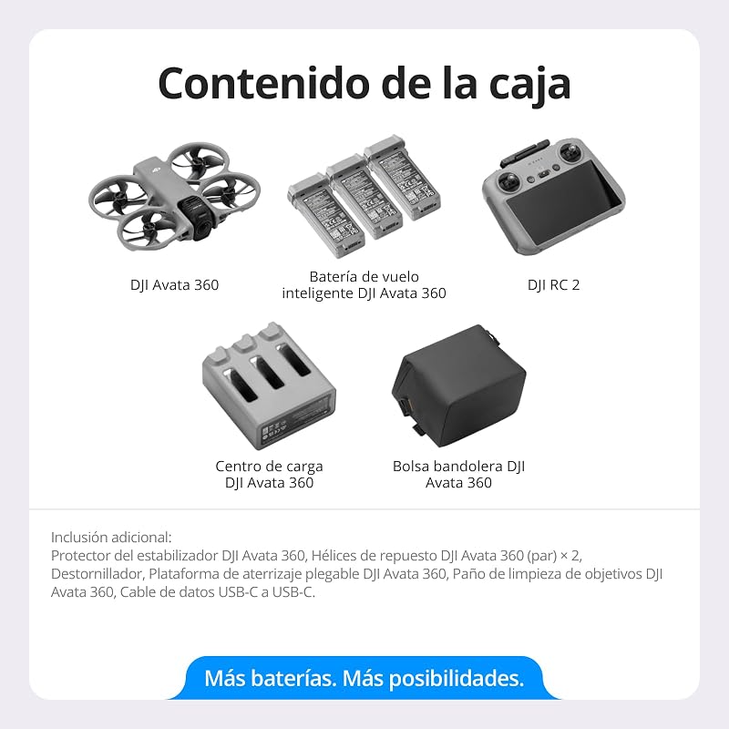 Avata 360 Fly More Pack (DJI RC 2), drone com câmara 8K de 360°