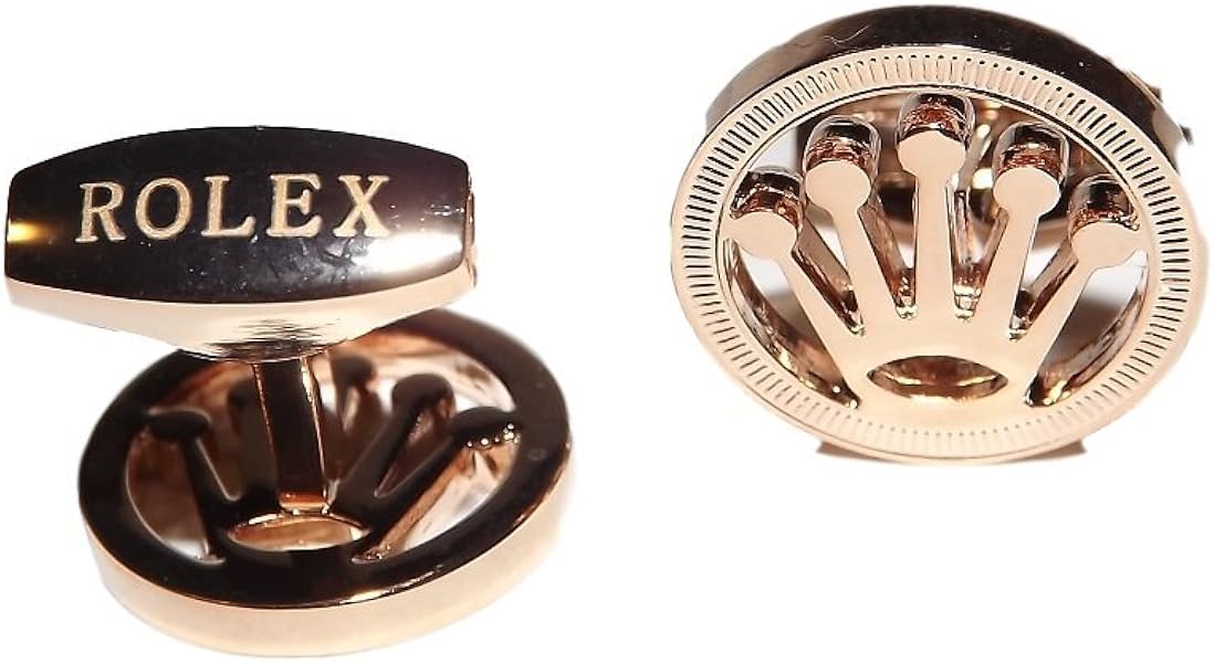 Rolex 14CT Gold Plated Cufflinks Amazon.co.uk Jewellery