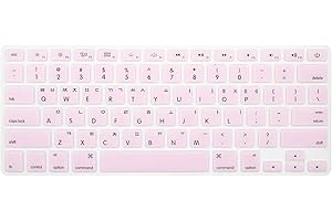 HRH Light Pink Korean Language Keyboard Cover Silicone Skin MacBook Air 13" MacBook Pro 13" 15" 17" w/Out Retina(Not Fit MacB