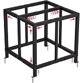 Heavy-Duty Steel AC Security Cage, Adjustable Size 31&ndash;42.5''W, 24.4&ndash;42.5''H | Upgrade Multi-Directional Adjustable, with Anti-Theft Screw Suitable for Most Standard-Sized Air Conditioning Units