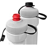 Samorillo 2-Pack Mud Guard with Durable Handle for Polar Bottles - Fits Red Nozzles Only - Bottle Top Not Included - BPA-Free, Phthalate-Free, Lead-Free Silicone Muck Cap/Mud Cap
