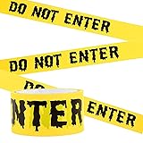 1.9inch x 82Feet Halloween Decorations Caution Tape