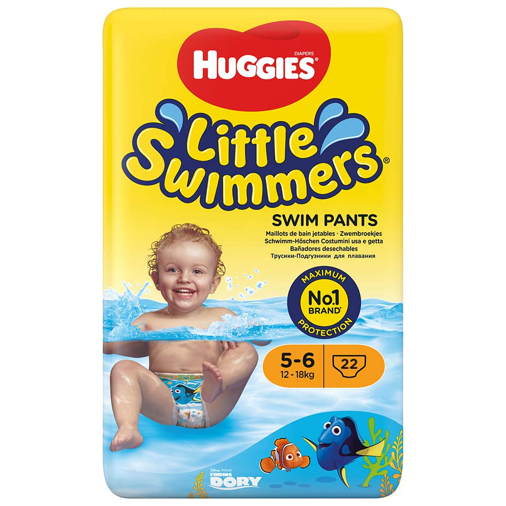 Huggies Little Swimmers Size 5-6 Nappies - 3 x Packs of 11 (33 Nappies)