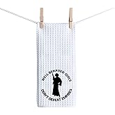 ZJXHPO Movie Inspired Kitchen Decor Princess Waffle Absorbent Towel Well Behaved Gils Don't Defeat Empires Tea Towel Housewarming Gift (Empires Tow)