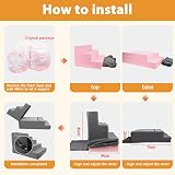 Nepfaivy 5-Step Dog Steps for Bed 76x40x56cm Non-Slip High Density Foam view 5