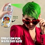 Zopper Hair Spray Multi Colour 6 x 200ml Temporary Washable Fancy Dress view 5