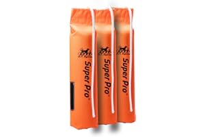D.T. Systems Inc Cordura Nylon Dog Training Dummy, Blaze Orange, Large, 3-Inch by 12-Inch, 3-Pack