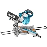 Makita 36V (18Vx2) LXT Brushless 7-1/2" Slide Compound Mitre Saw ADT, Dual Sliding Rails & Soft Start, Tool Only