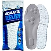 CloudSoles Insoles - Super Soft Orthopedic for Women & Men, 4D Cloud Technology, Arch-Support, Shock Absorbing Insoles for Foot & Joint Support, Pain Relief Sports Soles (Women: US 4-9)