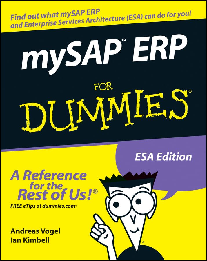 mySAP ERP for Dummies