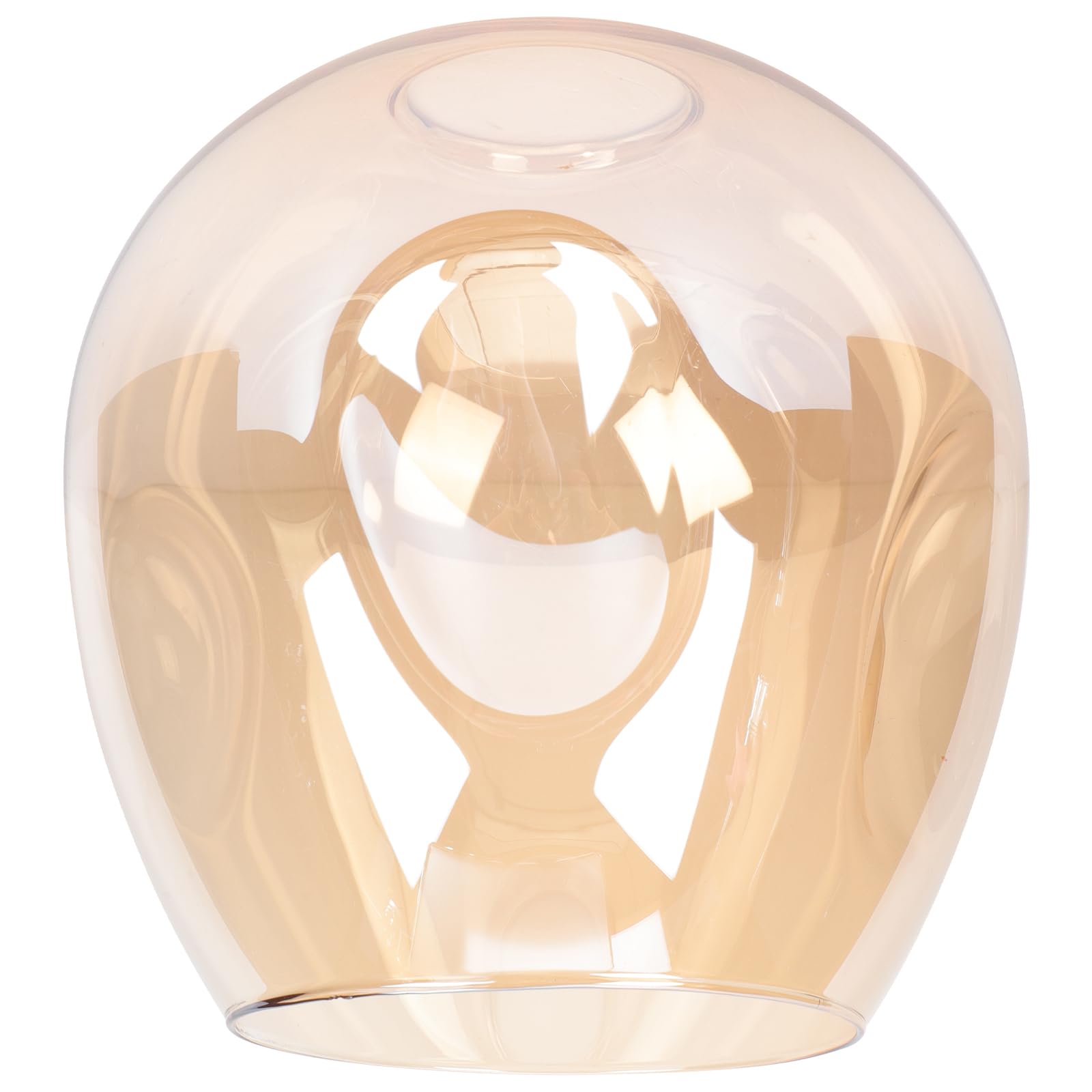 Luxshiny Glass Lampshade Accessories 6.3 Inch Modern Simple Lamp Shade Replacement for Table Floor Wall Lamps Versatile Light Cover