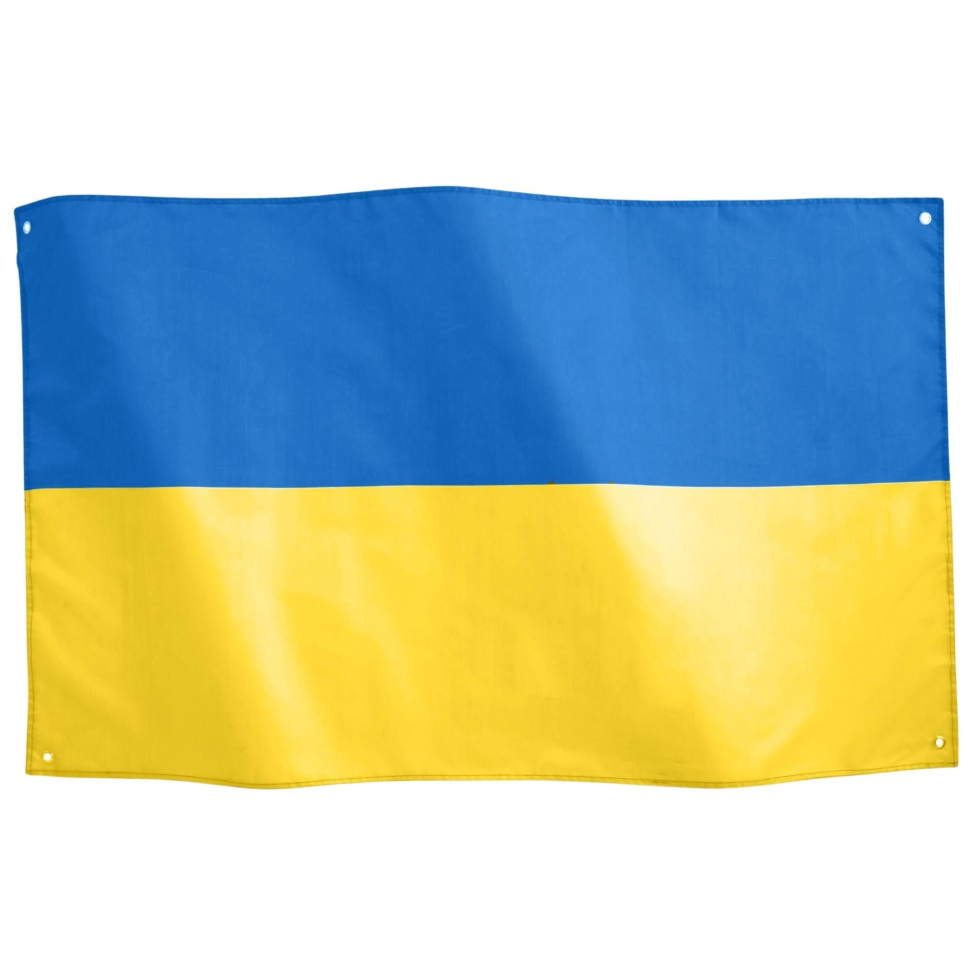 Runesol Ukraine National Flag 3x5, 91x152cm, Прапор України 4 Grommets, Brass Eyelet in Every Corner, Ukrainian Banner, Orthodox New Year, Premium Flags, Waterproof, Inside, Outside, VE Day — image 1