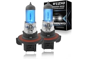 WUZNO 9008/H13 Halogen Headlight Bulb 12V 60/55W 5000K White Lights Bulbs Super bright Headlamp