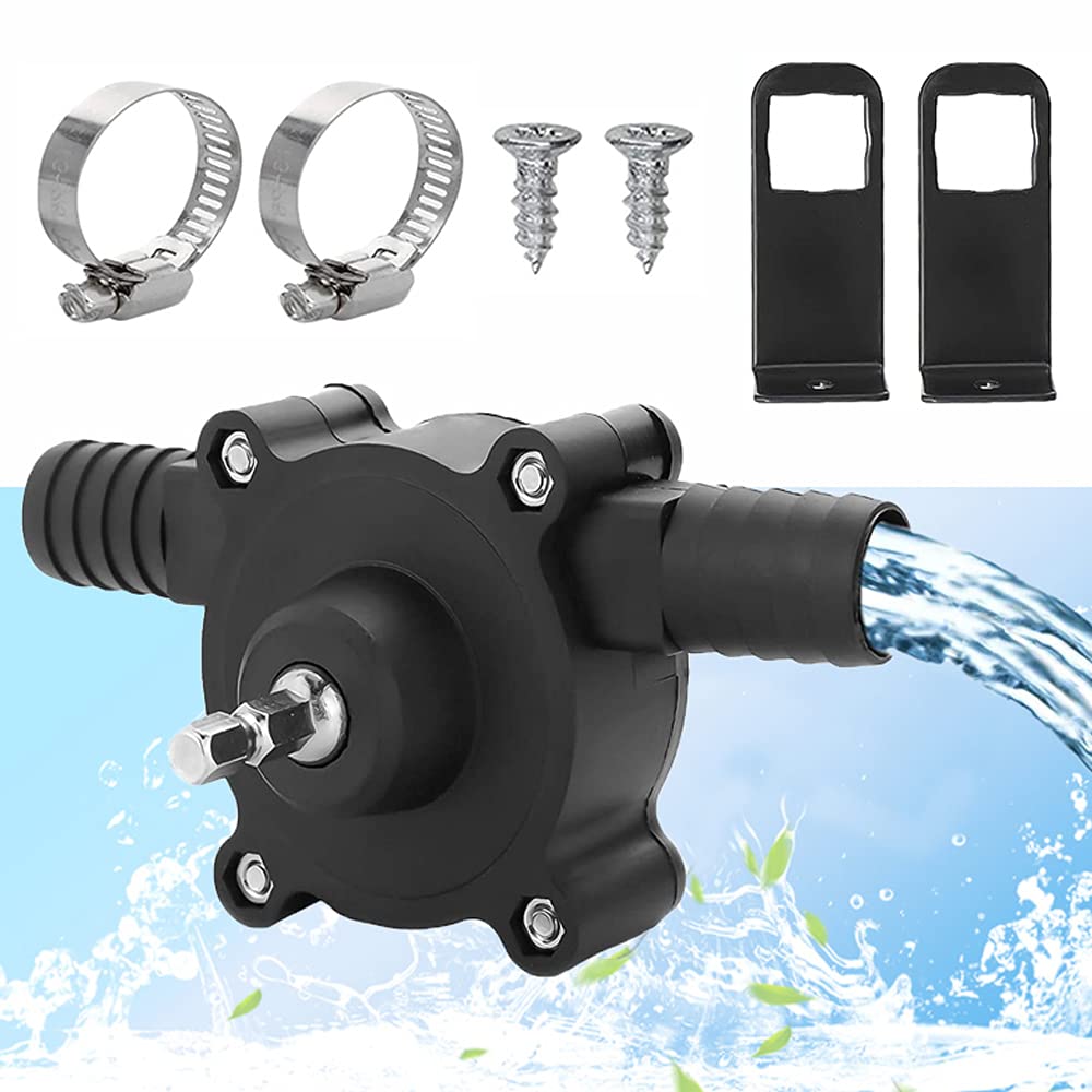 Electric Drill Pump , Water Pump for Home Garden Mini Hand Electric Drill Pump Portable Self-Priming Pump Electric Drill Pump Household Small Water Pump