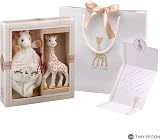 Sophie la girafe Teether and Comforter Gift Set Natural Rubber Toy Plush Blanket view 3