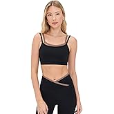 Strut This Women's The Rhodes Bra, Black/Malt, XS