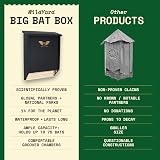 WildYard Complete Bat House Outdoors Two Chamber Cedar 75 Bats Easy Install view 5