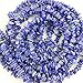HAAMIIQII 5-8mm Natural Blue Lapis Lazuli Chips Beads Irregular Chip Stones Loose Gemstone Beads for Jewelry Making Strand 30 Inch