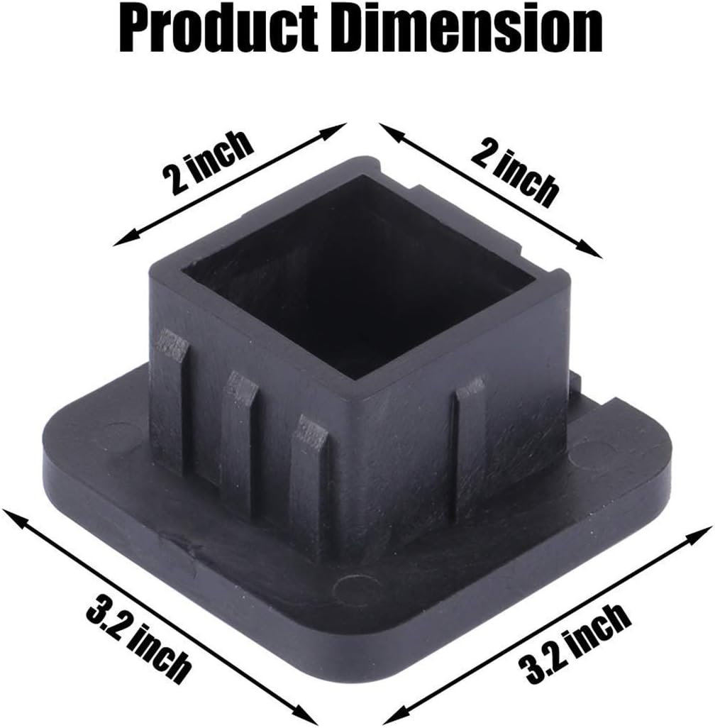 Black Trailer Hitch Tube Cover Plug Cap for Hon-d-a ,Rubber Receiver Tube Hitch Plug,Trailer Hitch Cover.(for Hon-d-a)