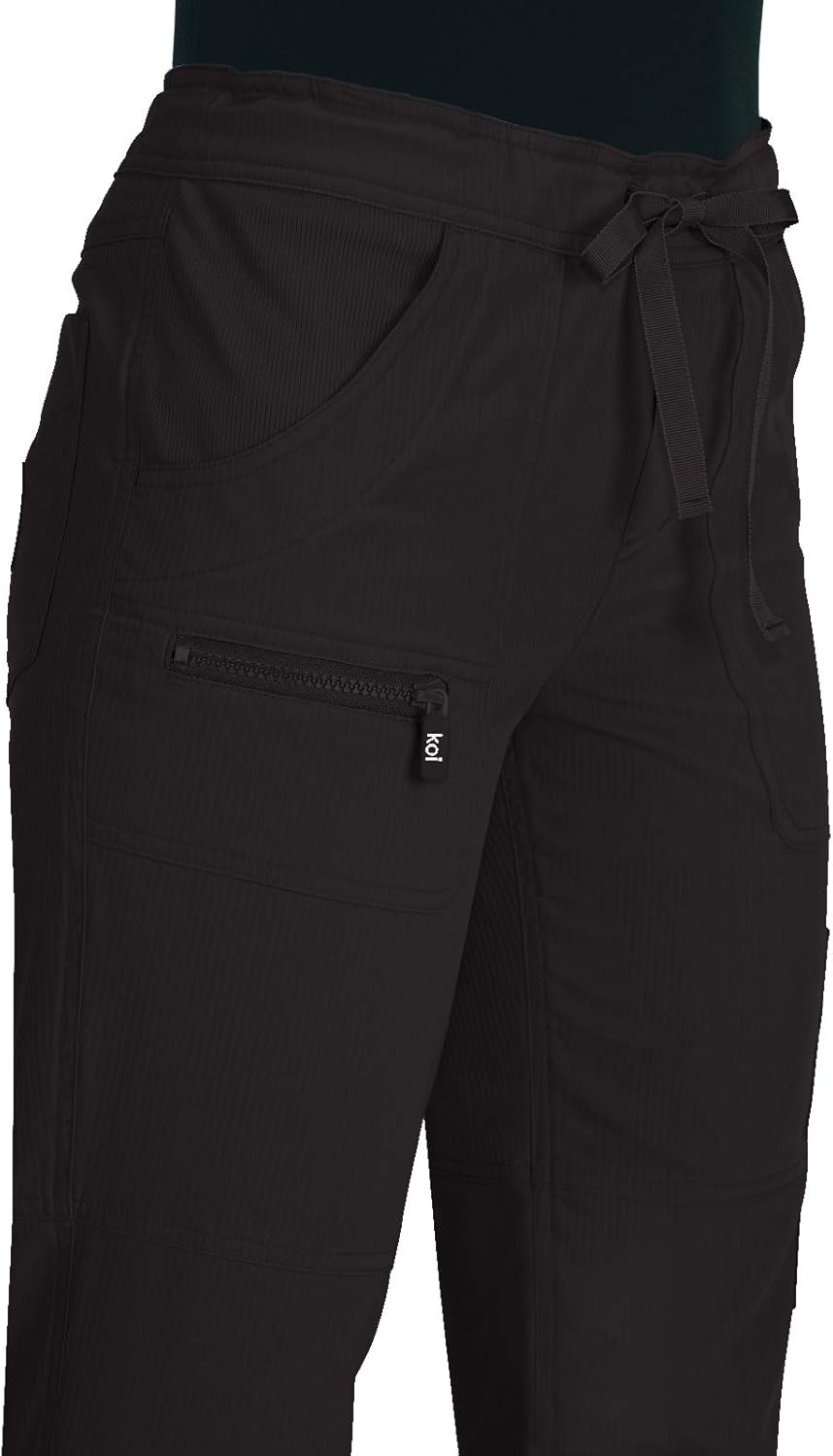 KOI Lite Performance Stretch Multi-Pocket Peace Scrub Pant for Women: Clothing