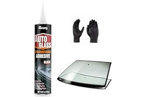 PAISTELY Windshield Sealant Black 310ml, Fast Cure Windshield Adhesive, High Strength Polyurethane Sealant, Suitable for Vehicles and RV
