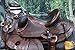 HILASON 15 in Western Horse Saddle Leather Wade Ranch Roping Dark Brownthumb 4