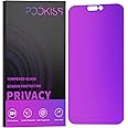 PDDKISS Compatible for iPhone 14 Pro Max Privacy Screen Protector Tempered Glass 6.7 inch Display, Gradient Colorful Anti Spy Light HD Easy Installation