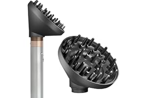 YTCHYYSK Upgraded 5.3-inch Diffuser Attachment for Dyson Airwrap Styler HS01/HS05/HS08 Accessories, Nozzle Converts to Hair Dryer Fast Drying Define Curls Waves Thick Hair