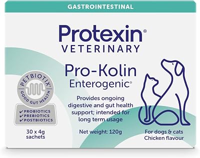 Protexin Pro-Kolin Enterogenic Gut Health Sachets for Cats & Dogs 30