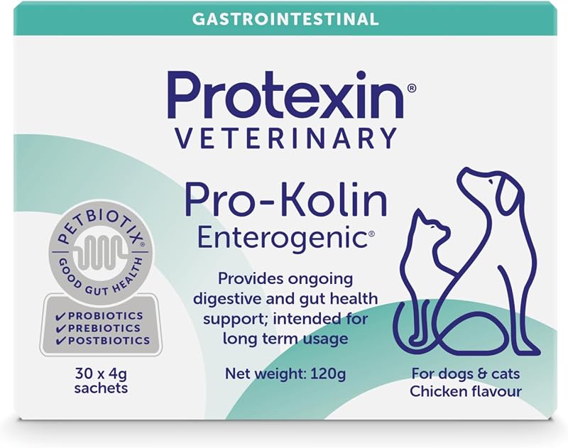 Protexin Pro-Kolin Enterogenic Gut Health Sachets for Cats & Dogs 30