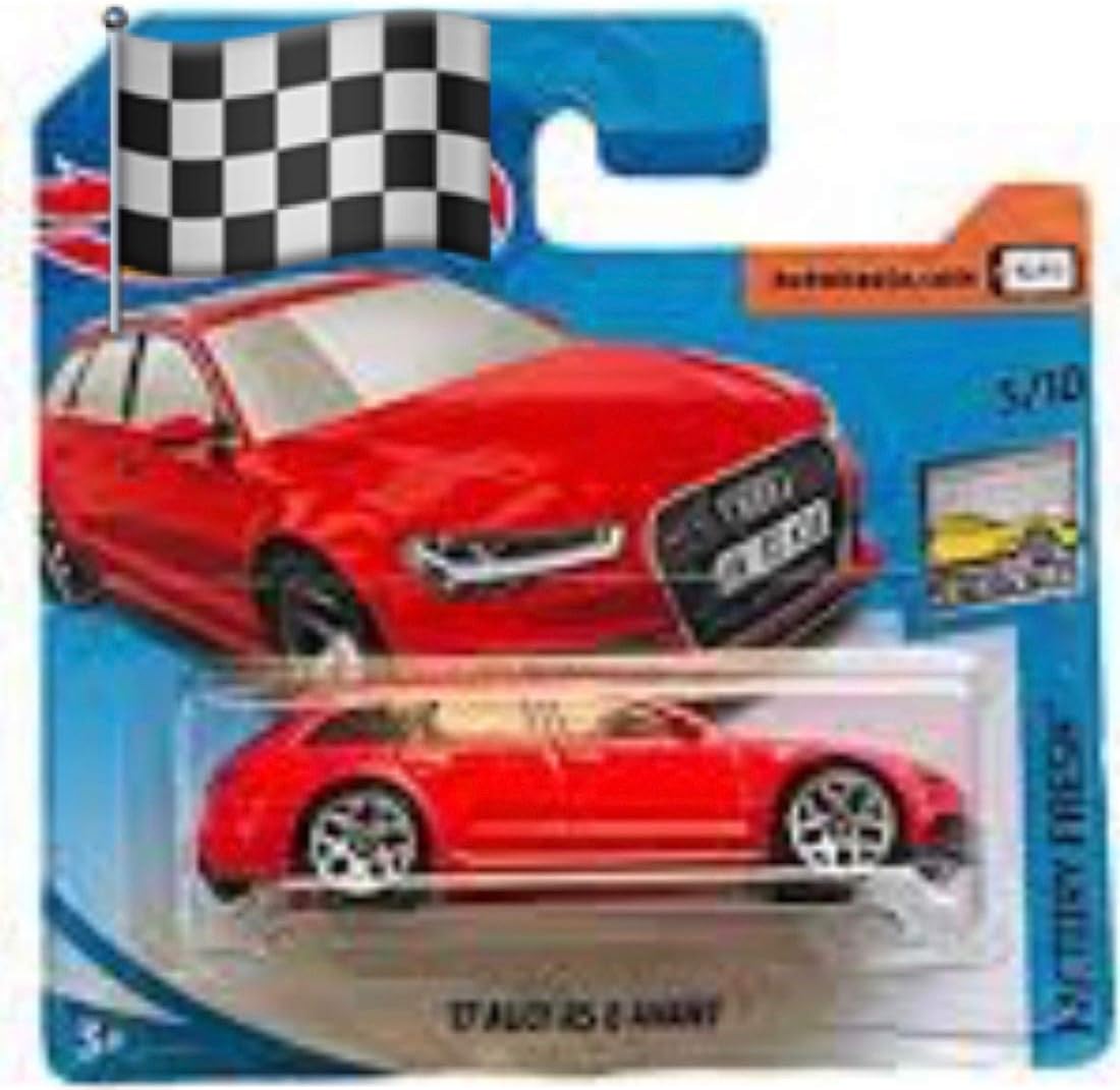 Hot Wheels 2018 '17 Audi RS 6 Avant Red 5/10 Factory Fresh 271/365 (Short Card)