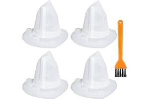 WRTI 4 Pack Filter Replacement for Black and Decker AdvancedClean Cordless Handheld Vacuum VF110 CHV1410L BDH2000L HHVI320JR02, Compact Pet and Car Hand Vac Filters