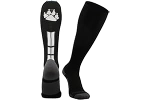 MadSportsStuff Wild Paw Socks for Football Softball Over the Calf Length Youth and Adult Boys Men Women Girls