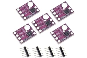 5Pcs SHT31-D SHT31 Temperature and Humidity Sensor Breakout Digital Output Temperature and Humidity Sensor Module IIC I2C Int