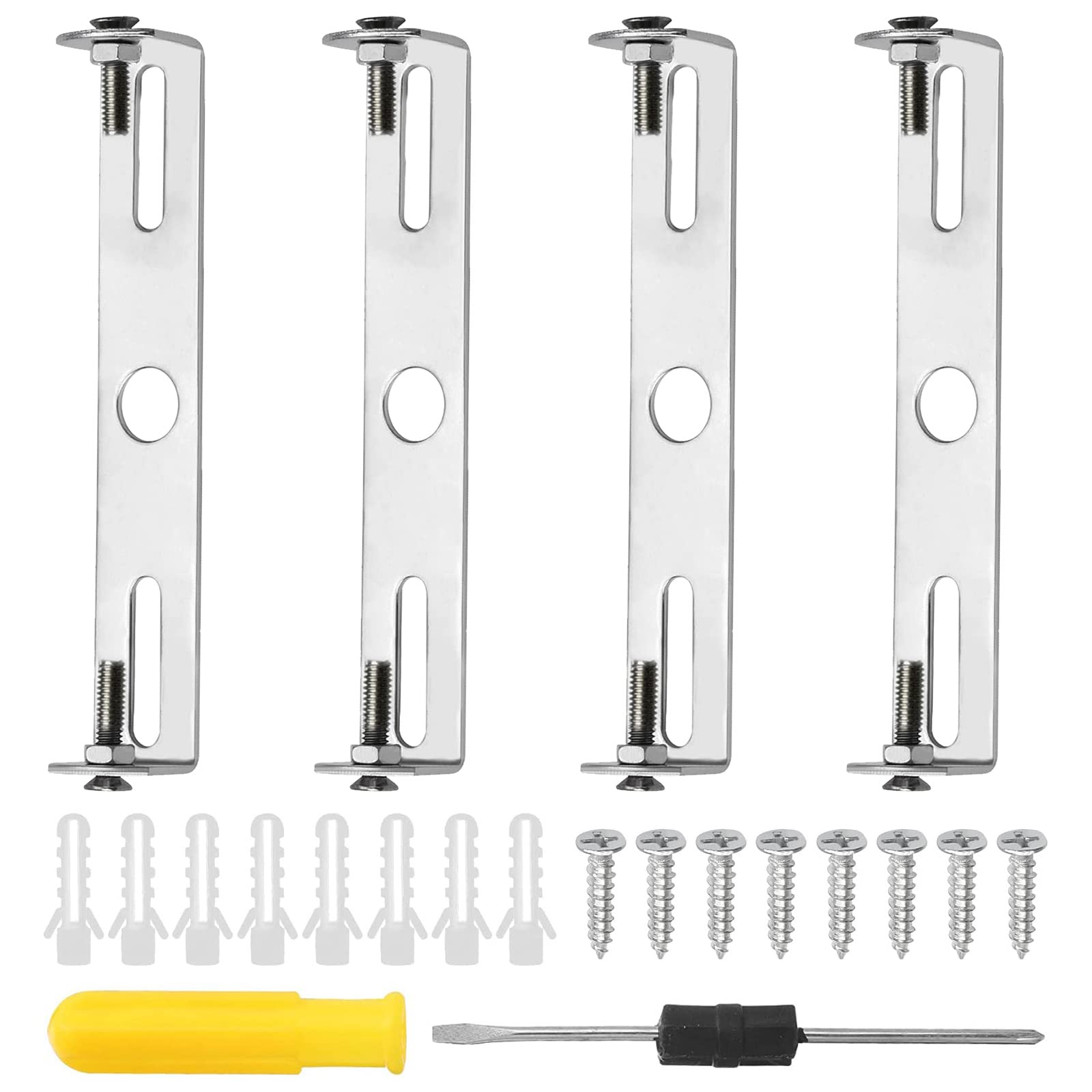 guangyuan 4 Pack 105mm Ceiling Lighting Bracket,Lighting Fixture Ceiling Plate Bracket Ceiling Pendant Light Fitting for Ceiling Lamp Cover Plates