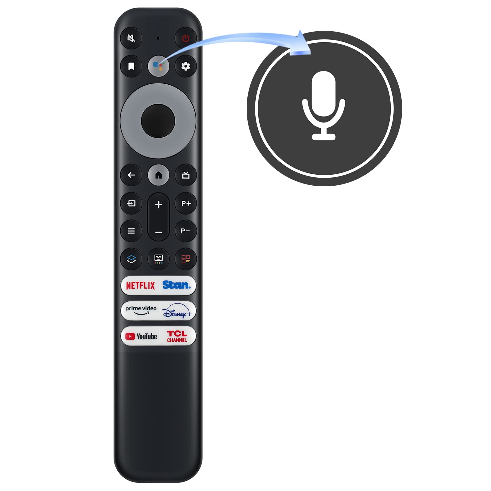 New RC902V FMR1 Replace Remote Control - VINABTY RC902V-FMR1 Remote Control Replacement fit for TCL TV RC902V FMR1 RC902V-FMR1 Remote Controller