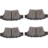 SCITOO D1071 Rear Semi-Metal Brake Pads Sets | Fit For Ford For Five Hundred/For Freestyle/For Taurus/For Taurus X,For Jaguar X-Type 2005-2008,For Mercury For Sable/Montego