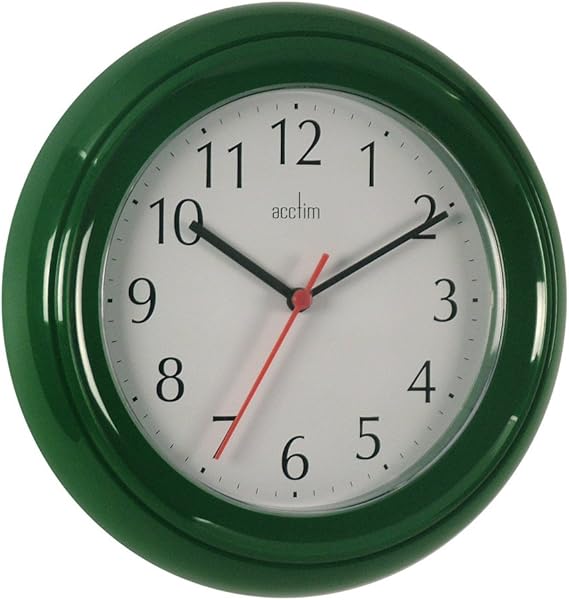 Acctim Wall Clock Green Amazon.co.uk TV