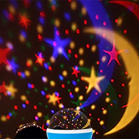 Lámpara de Nocturna, Infantil Lámpara Proyector Infantil 360 ...