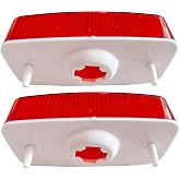 Fakojer 2X Tail Light Lamp Cover Without Bulb AM105057 Compatible with John Deere Tractors 200 210 212 214 216 300 316 318 322 332 420 430 (2PCS)