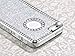 Leegoal(TM) iphone 5 case - Deluxe Sliver Diamond Rhinestone Glitter Bling Chrome Hard Case Cover for Apple iPhone 5 5G , Screen Protector and Stylus