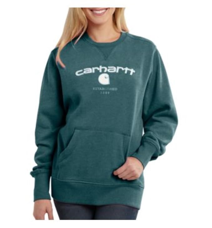 Amazon.com: Carhartt Women s Burket Graphic sudadera: Clothing